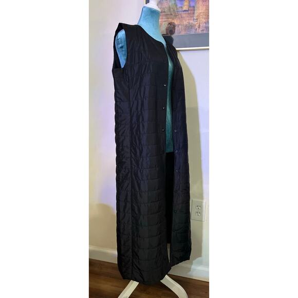 Long puffer jacket duster by easel - Picture 3 of 10